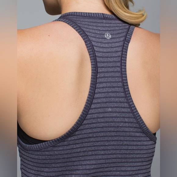 Lululemon Run: Swiftly Tech Tank,size 6
Rugby Stripe Tonal Heathered Black Grape - Picture 6 of 13